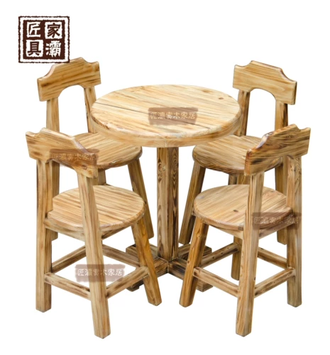 Высокий стул с твердым деревянным барным креслом бар, столик, стул, бар, бар, стул, стул, стул