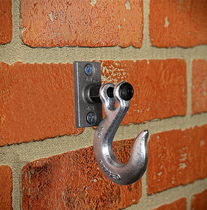 American Industrial Retro Handling Creative Rough Cast Iron Handling Walls Hook Coffee Shop Bar Decoration Wall Hook