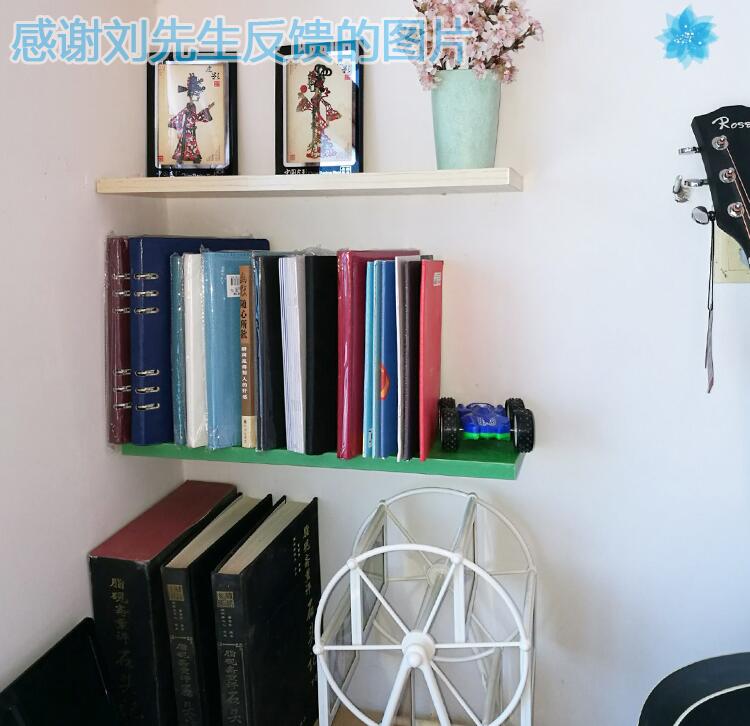 Tùy chỉnh vách ngăn kệ kệ từ kệ phòng khách set-top hộp treo tường kệ sách tủ quần áo gỗ ván kệ - Kệ kệ sách giá rẻ