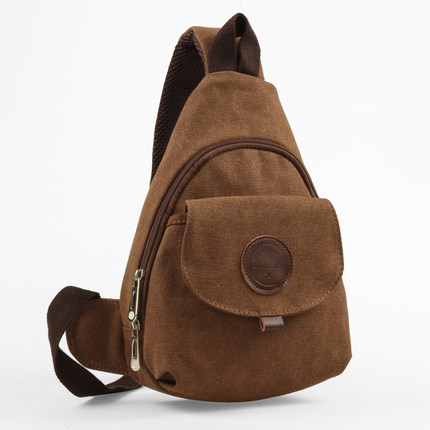 墨一夏季休闲简约男挎包 潮流男士小胸包韩版跨包帆布包小包包