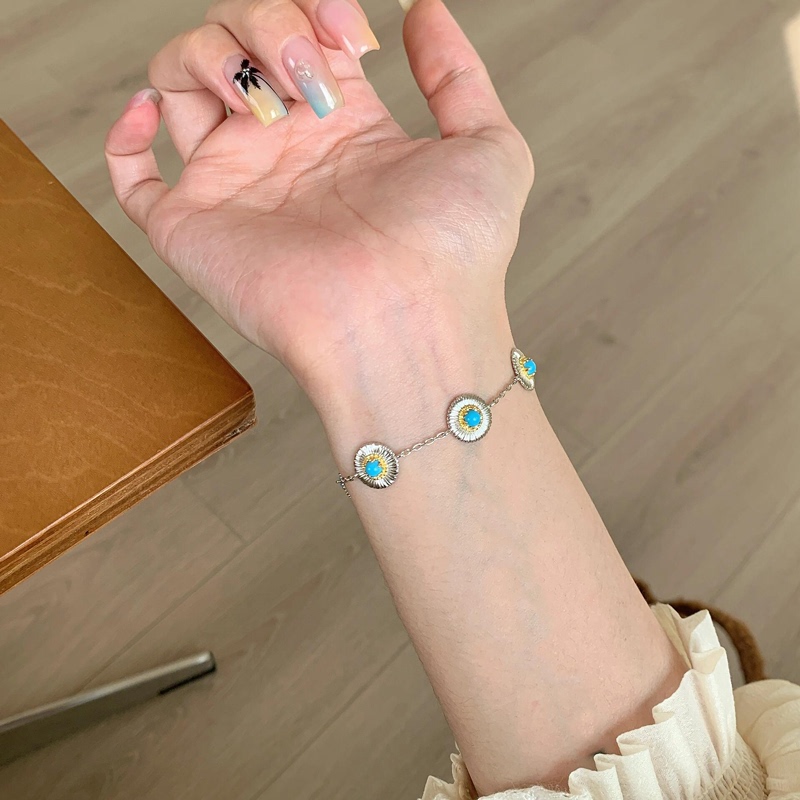 The Wizard of Oz~Apical Designer Turquoise Daisy Bracelet for Women, High-Quality and Elegant Jewelry The Wizard of Oz~Apical Designer Turquoise Daisy Bracelet for Women, High-Quality and Elegant Jewelry
