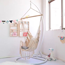 ins Net red Swing hanging chair Dormitory bedroom Tassel bed and breakfast Girl Lazy balcony Bohemian household cradle