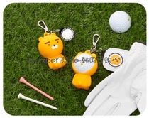 Korean ka*kao golf accessories 22 styles of key chain ball protective covers for men and women rubber cute glove clips