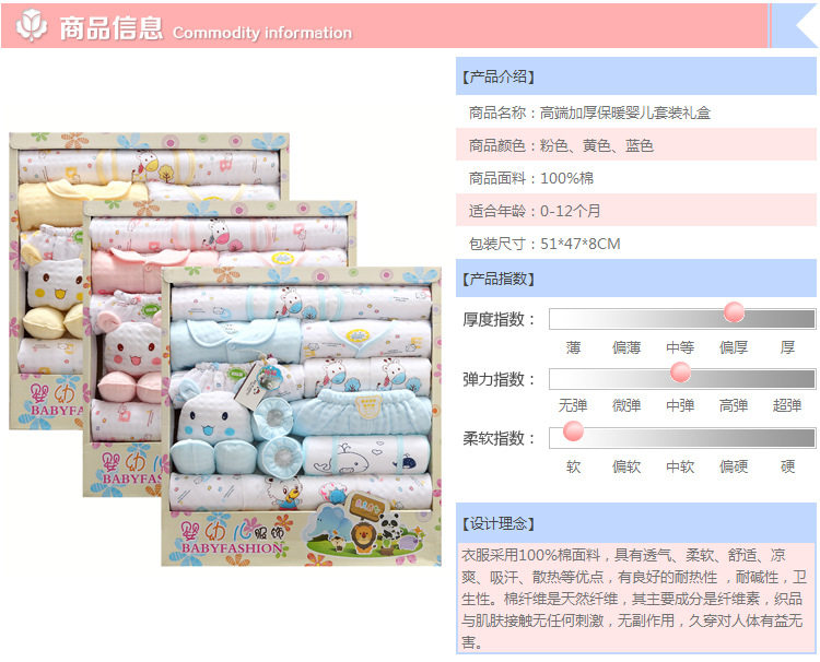 Coffret cadeau pour bébé - Vêtements + Fournitures - Ref 1976619 Image 19