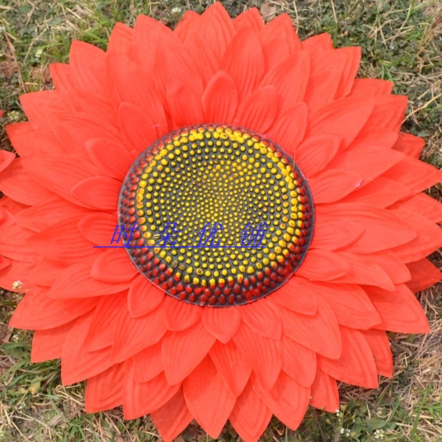 Large Red Emulation Sunflower Dance Props Flower Multilayer Sunflower Games Entrance Props Show Hands To Take Flowers