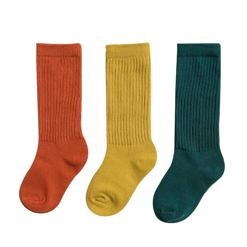 Bé trai trong vớ ống mùa thu và mùa đông cotton mới bé gái chất đống cọc 1-3-6-12 tuổi bé gái lớn vớ dài đồ bé trai