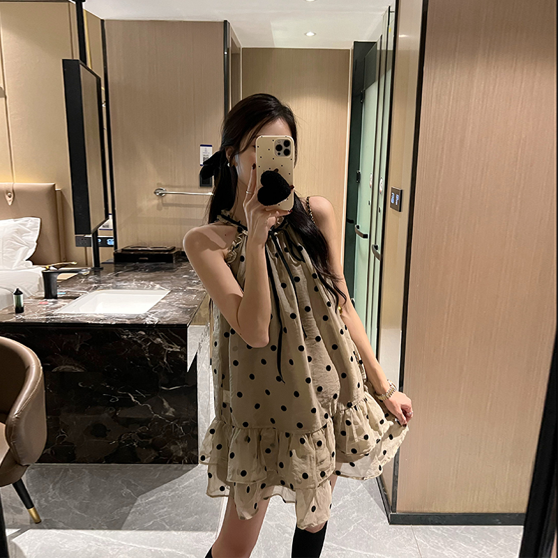 Golden Cocoon French-Style Chic Maternity Dress Summer New Fashion Short Skirt for Pregnant Women Golden Cocoon French-Style Chic Maternity Dress Summer New Fashion Short Skirt for Pregnant Women