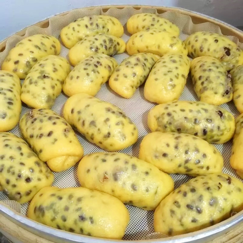 Corn Pumpkin Red Bean Steamed Buns 5 Handmade Cereals Five Cereals Aged Children Nutritious Breakfast Bulk Food