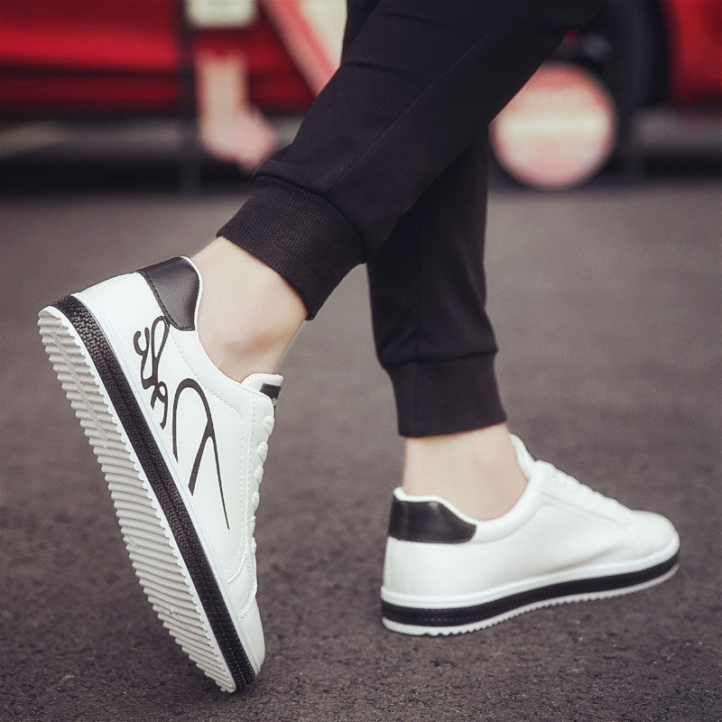 Tide brand small white shoes men's 2023 summer new Korean version of all-match casual leather shoes students British youth men's shoes