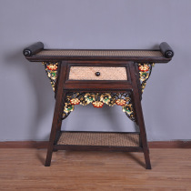 Thailand Southeast Asia hotel furniture carved hand-painted entrance hall cabinet living room side table porch club decoration cabinet