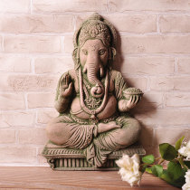 Thai crafts Southeast Asia living room porch TV cabinet ornaments creative wealth elephant nose God of Wealth Buddha statue ornaments