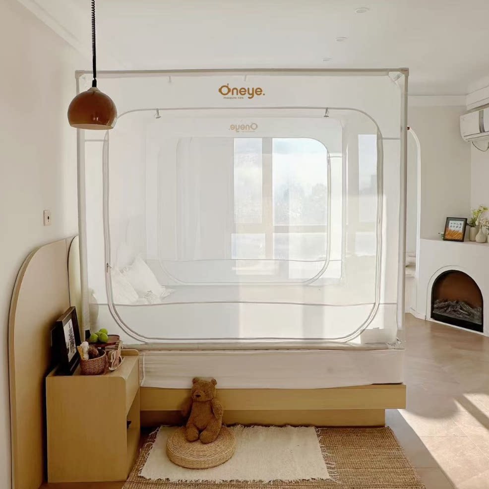 丸丫V2防摔蚊帐婴儿防止掉床家用全底全包型2026新款蚊帐儿童防蚊