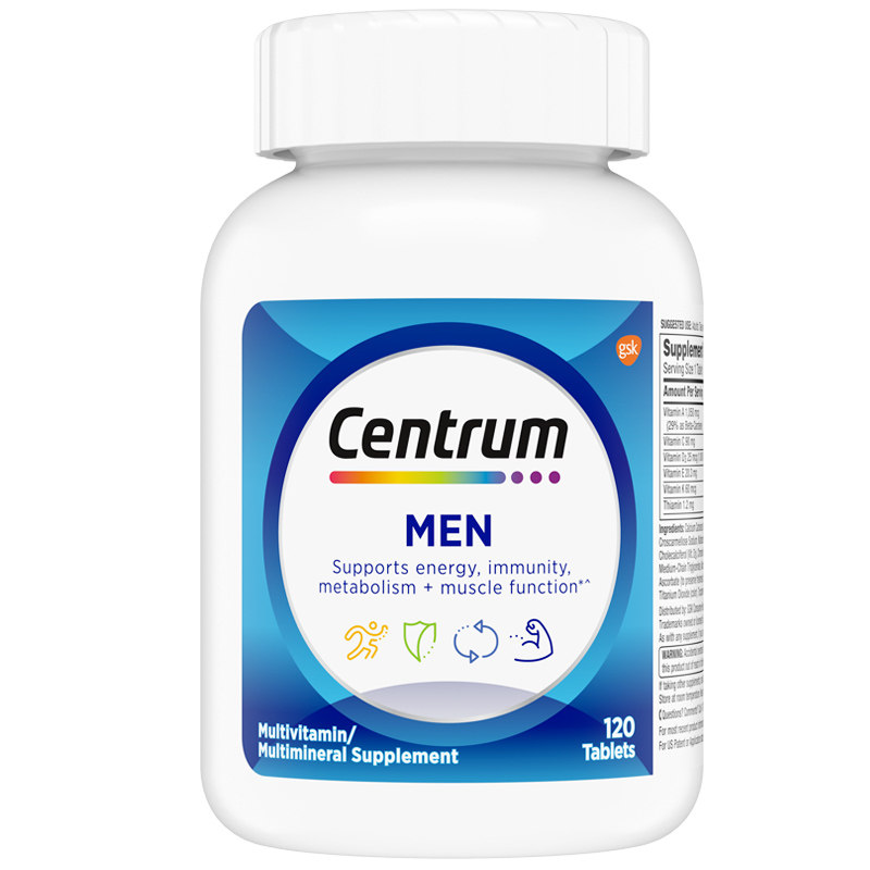 【自营】进口善存VC维b120粒男士复合