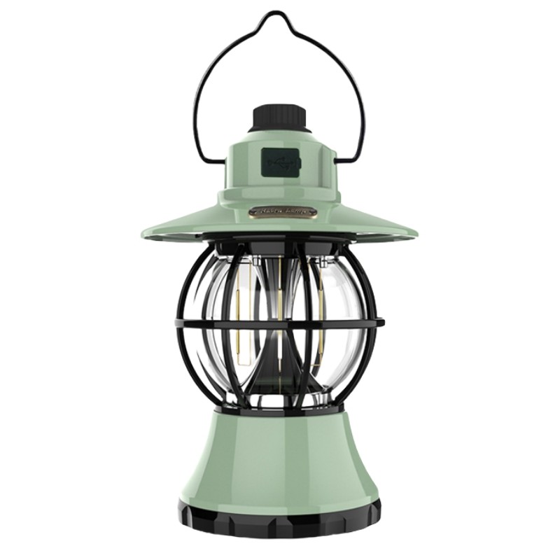 汉乐美途 复古露营灯 HL-0309绿色