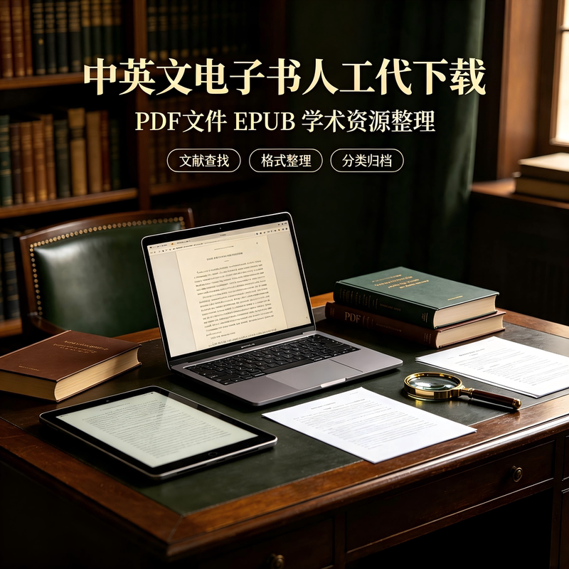 Chinese and English E-Books, Manual Download of Pdfs, Epub Multi-Format Conversion, Azw3 Search Service
