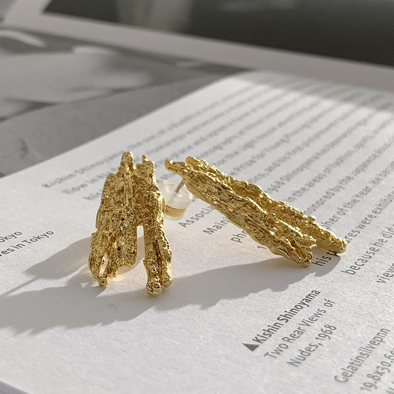 shen view life lava ears pin small crowddesign 2021 new solid sense superior earnilles exaggerated ear accessories women