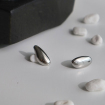 (shen See Life) Aunt Cui Mercury Earrings Female 925 Silver Needles Raising Ear Holes Simple Cold Wind Earrings Female