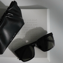 (shen depending on life) Aunt Cui's retro sunscreen sunglasses black frame round face small sunglasses women's trendy