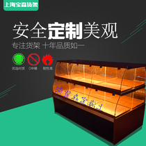 Bread display cabinet European paint drawer type island cabinet Side island cabinet Biscuit cabinet Bread rack display cabinet Bread cabinet