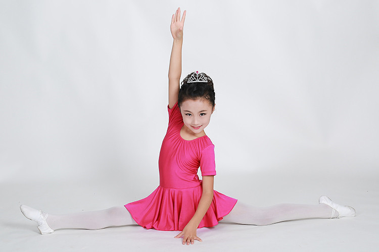 Khiêu vũ ăn mặc cô gái mùa xuân cho trẻ em và mùa thu Thực hành ăn mặc cô gái Ballet Trang phục váy Khiêu vũ Latin váy Trung Quốc Vũ