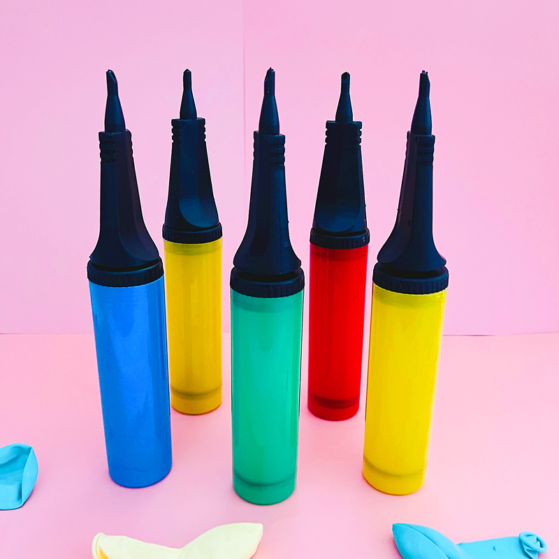 Push electric inflator Inflator Blow Ball God double hole Inflatable Gun Cheer Ball Machine Knot Tying the Balloon God