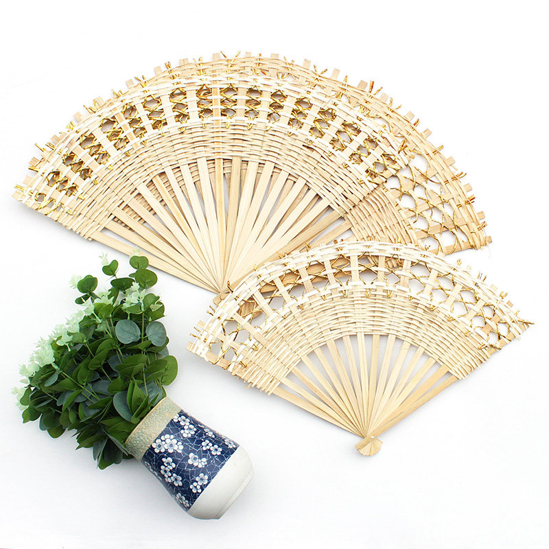 Kindergarten Mori Faculty Ring Creation Decoration Field Wind Personality Bamboo woven fan Wall Decoration Hanging Accessories Handmade Bamboo Crafts Gift Hem