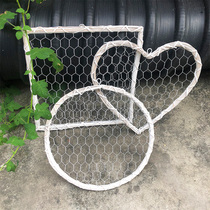 Kindergarten ring-wound wall decoration modern minimalist air creative hanging decoration Nordic wind white round square hanging decoration