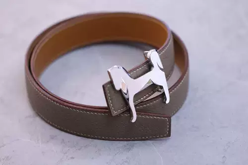 Ремень, пряжка, золотая серебряная пони из нержавеющей стали, коллекция 2022