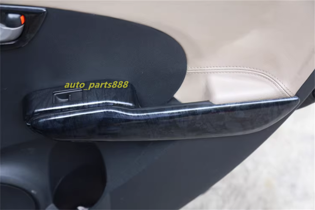 26PCS Black wood grain Car Interior Kit Cover Trim For Honda Fit