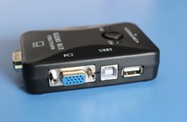 MT-201UK-CH 2-way USB VGA manual computer keyboard and mouse KVM switch 2 in 1 out 2 ports KVM Maxtor