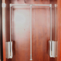 Wardrobe lifting clothes hanger hanger drop-down drying rack damping hydraulic automatic return wardrobe cabinet lifter