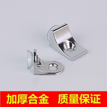 Suction cup glass holder closet wooden cabinet partition board support alloy thickened seven-character fixture invisible bracket