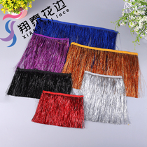 Off-the-shelf 20cm metallic tassel polyester PET filament arrangements for DIY crafts lace accessories 10 rice