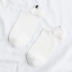 2018 S / S mèo và chó pet armband màu rắn cotton nông miệng vớ mắt cá chân phụ nữ mùa hè vớ ngắn cotton tất trắng Vớ bông