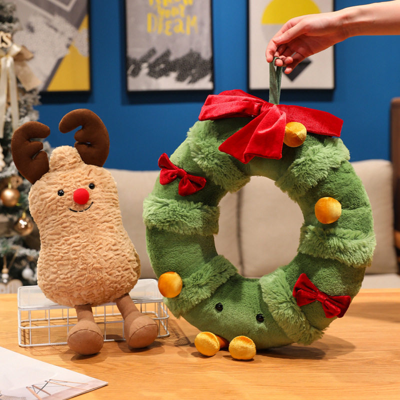 Плюшевая кукла, рождественская игрушка, украшение, подушка, подарок на день рождения