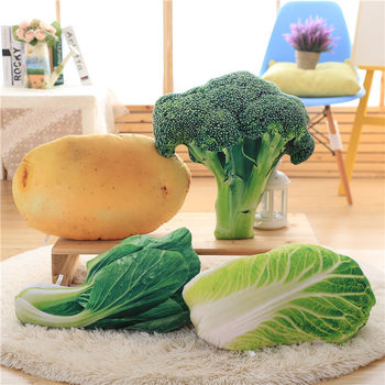 Simulated potato vegetable pillow cushion chinese cabbage woman