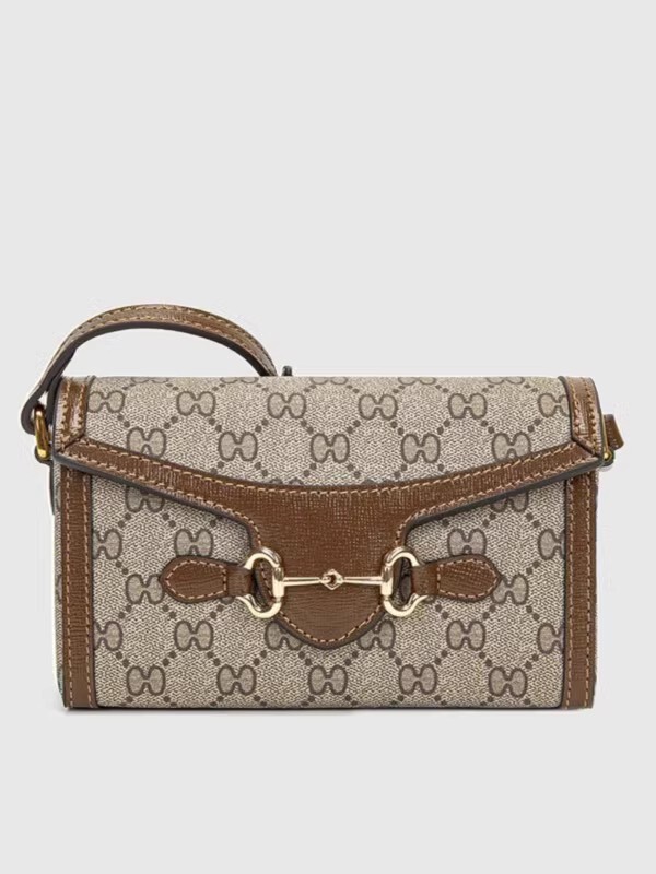 1955 Horizontal Phone Bag 2023 New Model Classic Mini Monogram Small Bag for Girls, Internet Celebrity Style Single Shoulder Crossbody Bag