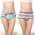 Đồ lót nữ Aisha, eo giữa, cotton co giãn, trẻ trung, kích thước lớn, túi thoáng khí, cotton hông, cotton, boxer nhỏ shop đồ lót đẹp Giống cái
