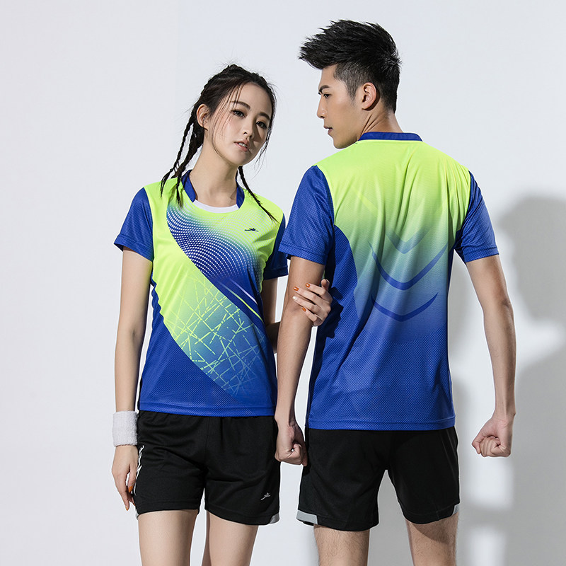 New Volleyball suit for men and women couples short sleeve volleyball sports clothes tug river match suit