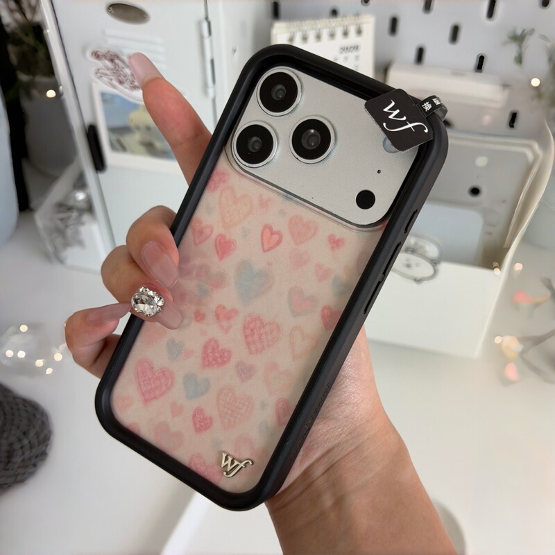 Xiaohongshu Same Style Wf Girly Pink Heart Apple 18P/17Promax Phone Case Suitable for iPhone 16 Phone Case 15/14/13/12Plus Hard Shell Full Coverage Anti-Drop Personalized Protective Case Xiaohongshu Same Style Wf Girly Pink Heart Apple 18P/17Promax Phone Case Suitable for iPhone 16 Phone Case 15/14/13/12Plus Hard Shell Full Coverage Anti-Drop Personalized Protective Case