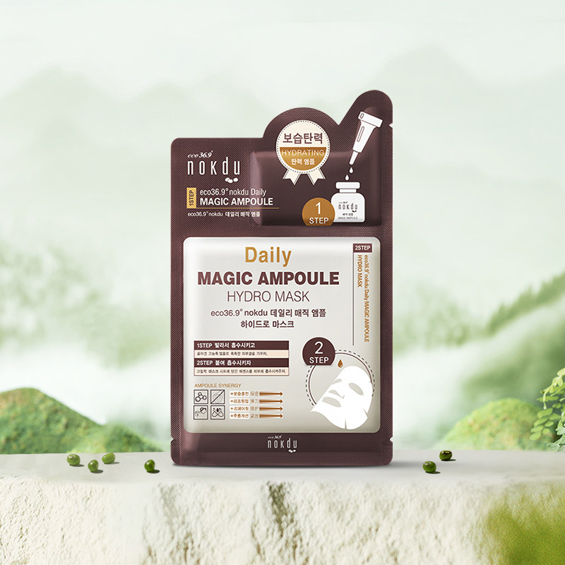 7片【nokdu】绿豆润透逆龄修护面膜