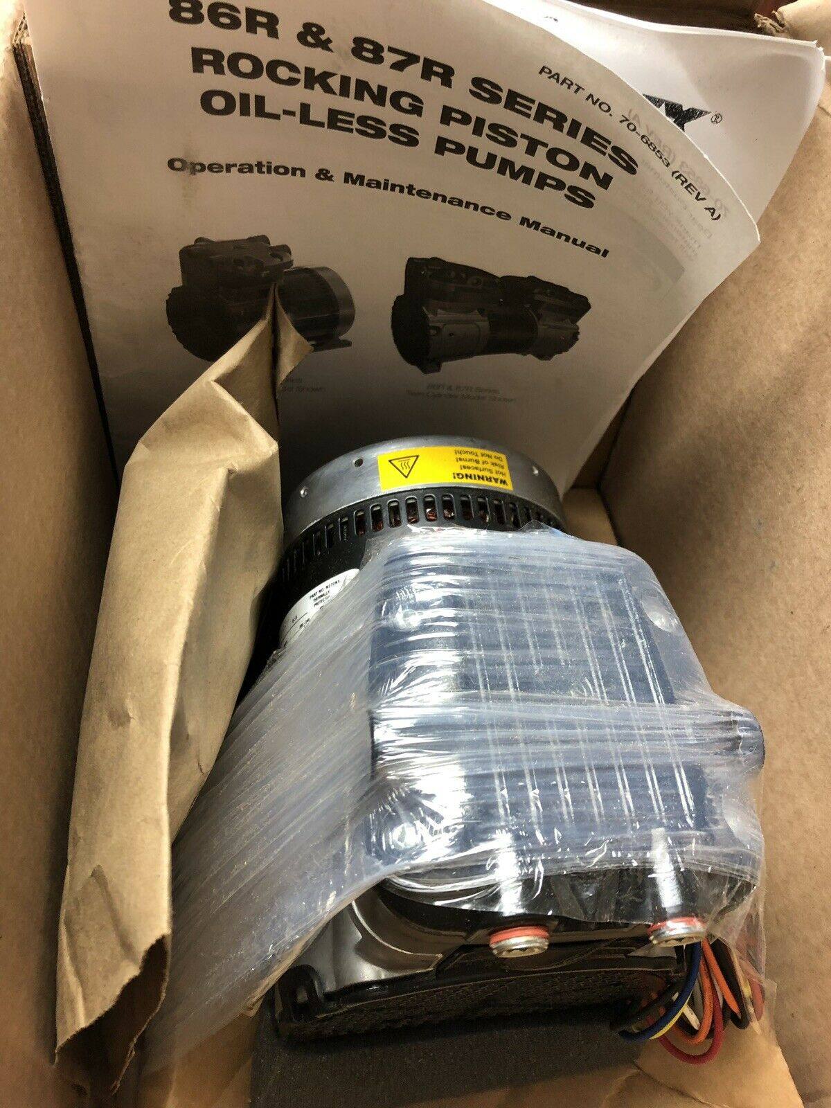 American GAST vacuum pump 87R135-701R-N270X 87R642-403R-N470X