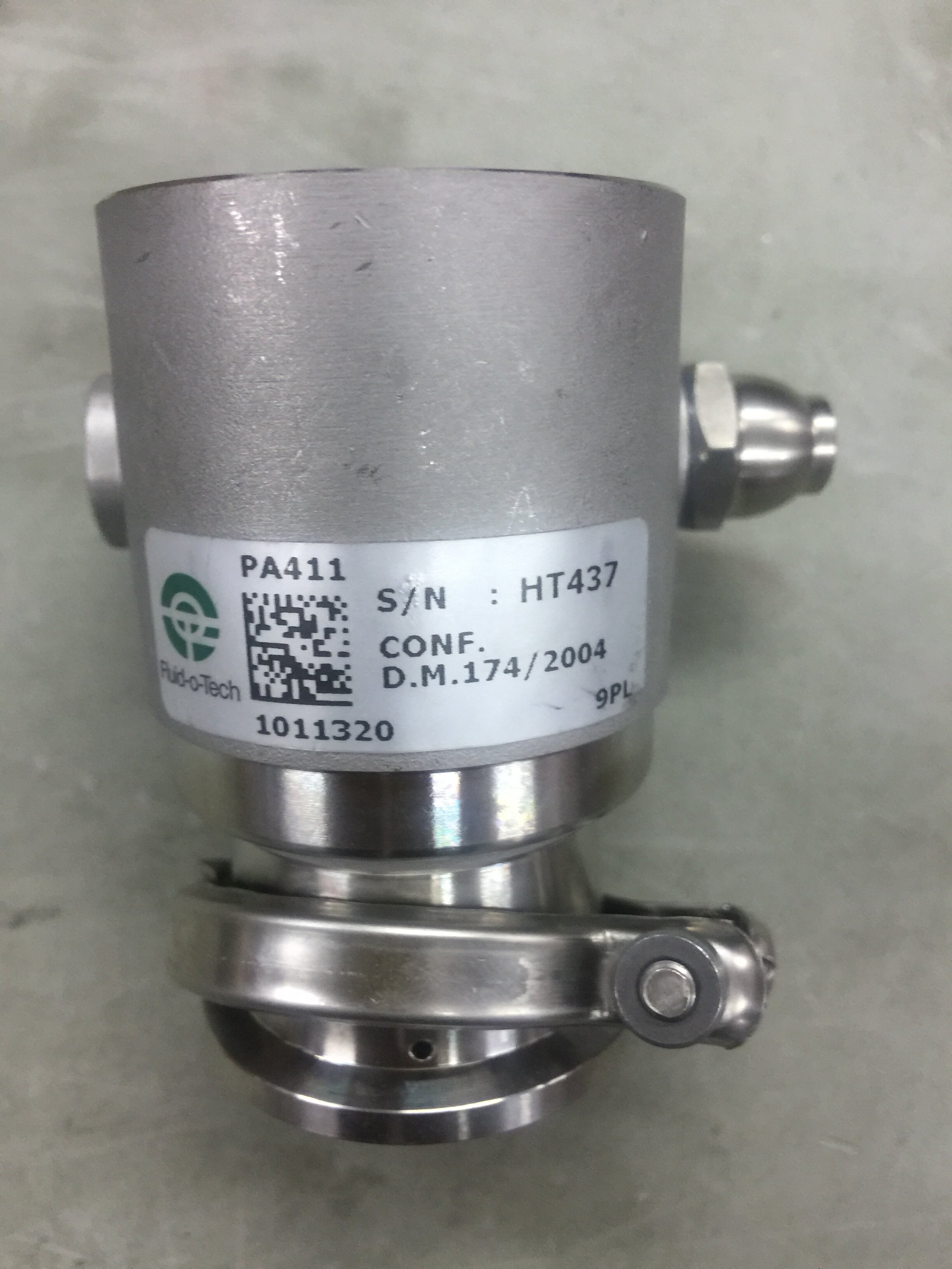Italy Fluid-O-Tech stainless steel PA411 PA414