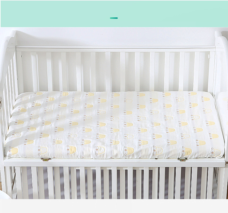 Có thể tùy chỉnh trẻ sơ sinh giường bông vải crepe bé cách nhiệt pad trẻ em chống thấm giường mùa hè - Túi ngủ / Mat / Gối / Ded stuff quấn nhộng cho bé ngủ ngon