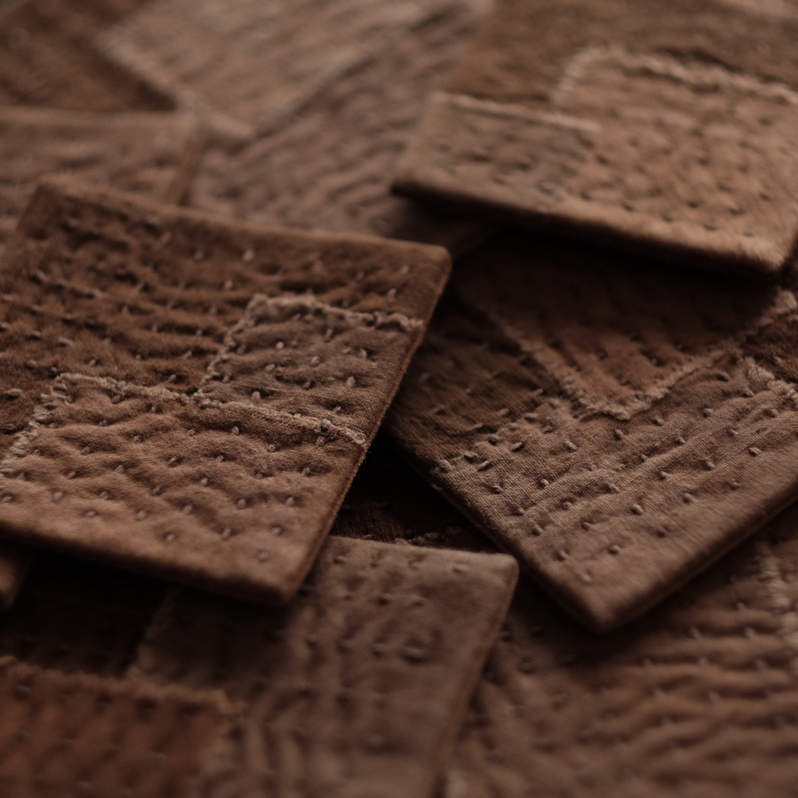 Persimmon Dye Tingles Tea Mat Handloom Cub Cups Cushion Pot Mat Fair Cup Cushion Iron Pot Silver Pot Cushion Lonelines Random Hair