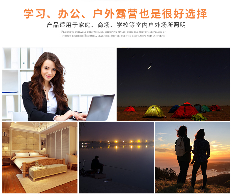 Kang Ming LED đèn pin mini nhà sạc chói ngoài trời chiếu sáng di động nổi bật túi nhỏ đa chức năng đèn pin siêu sáng 10000 lumen