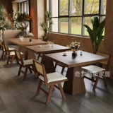 Обеденный стол с твердым деревом, маленький домашний обеденный стол, обеденный стол в средневековом стиле, квадратный маленький квадратный стол, балкон, маленький чайный стол, журнальный столик