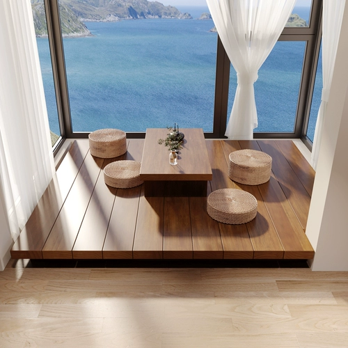 Кровать татами сплошной древесина