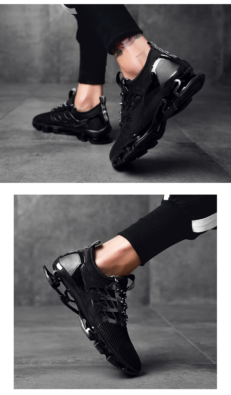 Mùa hè thường giày bóng rổ lưới thoáng khí giày thể thao nam blade running shoes giày du lịch sinh viên hấp thụ sốc mang giày giày thể dục