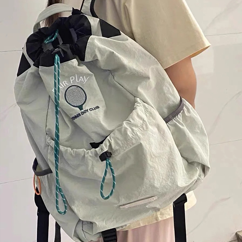 日本製オリジナル軽量バドミントンバックパックアウトドアバッグテニスラケットバッグ男女兼用スクールバッグスポーツ水泳バッグバックパック